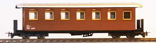 Ferro Train 701-420 - Austrian ÖBB B4iho/s 3220 ep.3b 7 windows,sheet metal sides